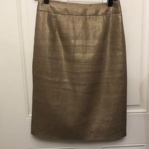 Calvin Klein Gold skirt size 2